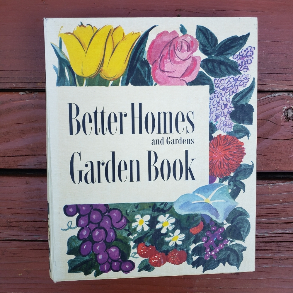 Vintage 1951 Better Homes and Gardens GARDEN BOOK Binder Style